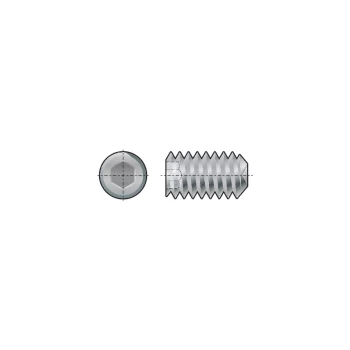 Image of 1/2 UNC X 5/8 Skt Set Screw - Knurled Cup Point (GR-45H) (14.9)