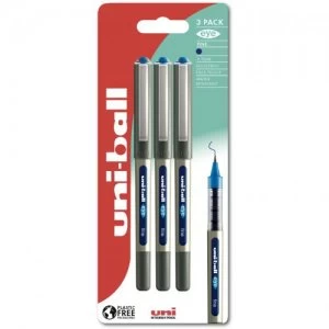 Image of Uni-Ball Eye Fine UB-157 BL Plastic Free Packaging PK3
