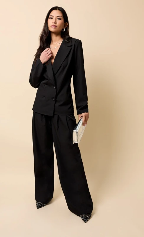 Image of Little Mistress Little Mistress Black Trousers Black - Little Mistress - Size: 10 Black Female 10 RF78802