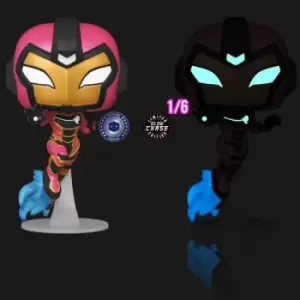 Image of PIAB EXC Marvel Comics Iron Heart with GITD Chase Pop! Vinyl Figure
