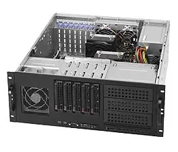 Image of Supermicro SuperChassis 842TQC-668B Rack Black, Grey 668 W