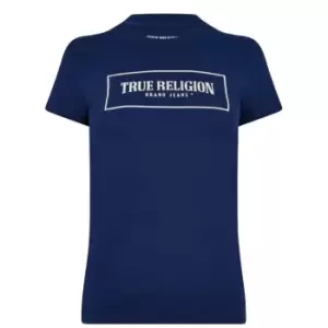 Image of True Religion Sparkle Box T Shirt - Blue