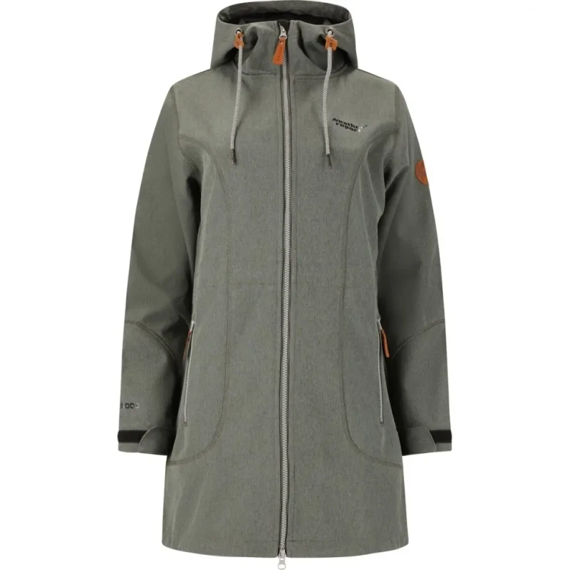 Image of Weather Report Womens waterproof jacket Weather Report Lilan V2 W-Pro 8000 Gris Female 38