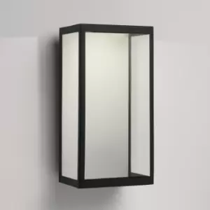Image of Puzzle LED 1 Light Outdoor Wall Light Black IP44