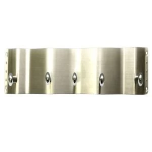 Image of BQ Silver Chrome effect Hook rail H58mm W14mm L485mm