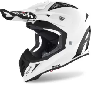 Image of Airoh Aviator ACE Color Motocross Helmet, white Size M white, Size M