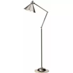 Image of Loops - Floor Lamp Highly Polished Nickel Finish LED E27 100W Bulb