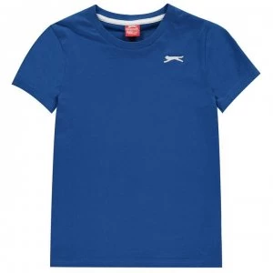 Image of Slazenger Plain T Shirt Junior Boys - Royal Blue