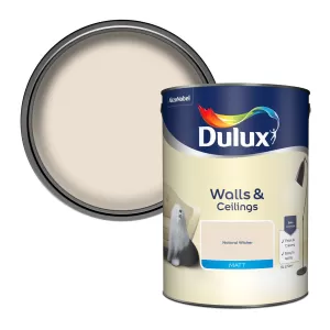 Image of Dulux Walls & Ceilings Natural Wicker Matt Emulsion Paint 5L