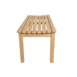 Image of Walkham Teak Walkham Wesley 2 Seat Outdoor Garden Bench - Teak