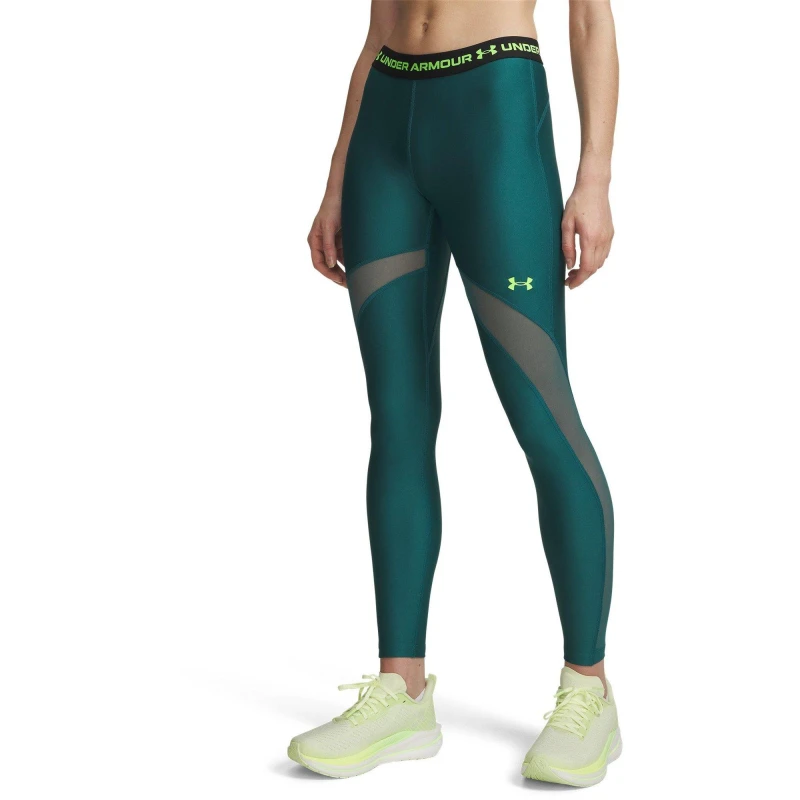 Image of Under Armour UA HG Mesh Tight Ld62 R Green/H Green female 10 (S)