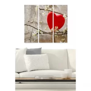 Image of MDF259916120 Multicolor Decorative MDF Painting (3 Pieces)