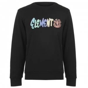 Image of Element Crew Sweatshirt Mens - Black Chimp