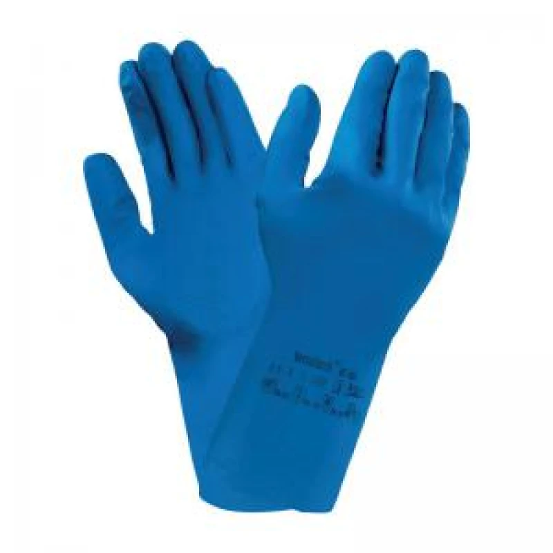 Image of Ansell Versatouch 87-195 Latex Gloves 1 Pair Blue XL AN87-195XL