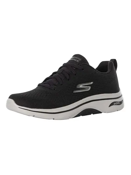 Image of Skechers Go Walk Arch Fit 2.0 Trainers Black/Charcoal 7 UK
