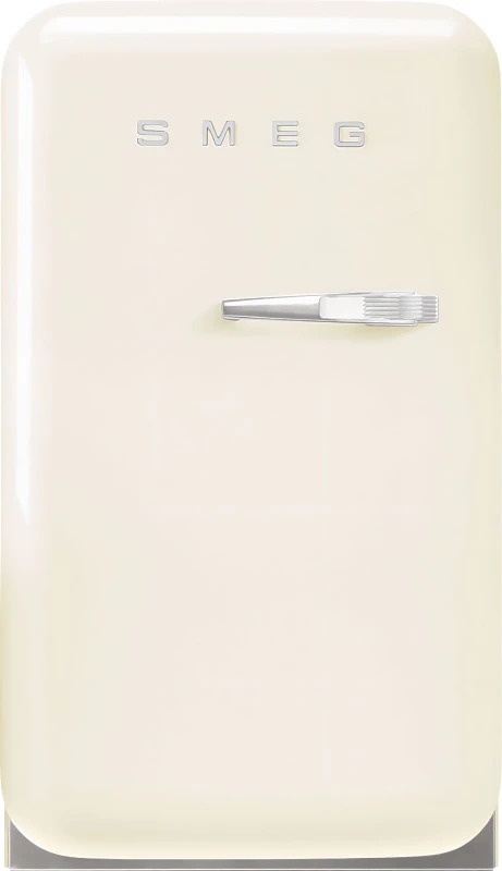 Image of Smeg 50s Style Left Hand Hinged Minibar FAB5LCR6 72cm Fridge - Cream - C Rated