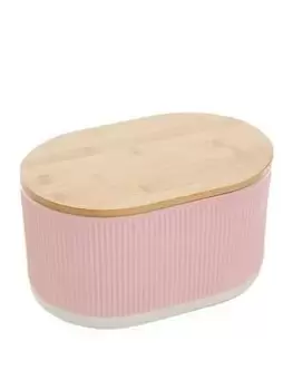 Image of Premier Housewares Geome Pink Bread Bin