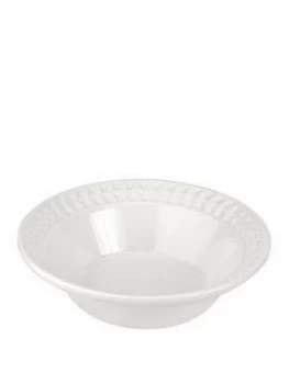 Image of Portmeirion Botanic Garden Harmony White Cereal Bowls ; Set Of 4