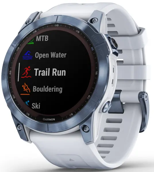 Image of Garmin Watch Fenix 7X Sapphire Solar Whitestone Titanium