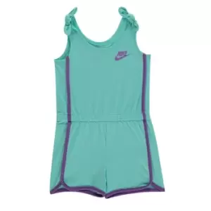Image of Nike Tie Strap Romper Suit Infant Girls - Green