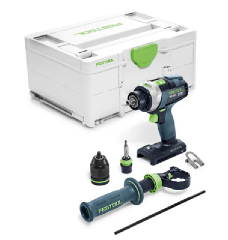 Image of Festool TPC 18/4 QUADRIVE 18v Cordless Brushless Combi Drill 577224 Batteries: No Batteries