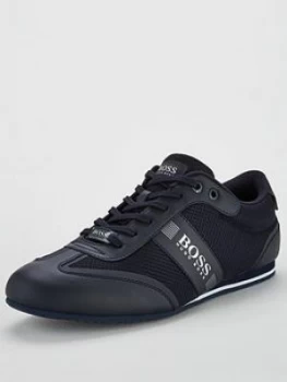Image of Hugo Boss Lighter Tech Low Top Trainers Dark Blue Size 11 Men