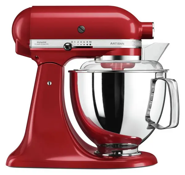 Image of KitchenAid 5KSM175PSBER Artisan Stand Mixer - Red