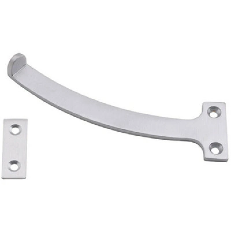 Image of Loops PAIR Quadrant Arm Casement Window Stay 150mm Satin Chrome Window Fitting Multi