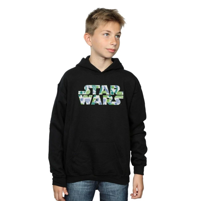 Image of Star Wars Palm Logo Hoodie Black male