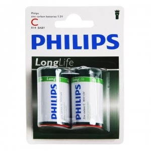 Image of Philips C 2 Pack Batteries - Multi