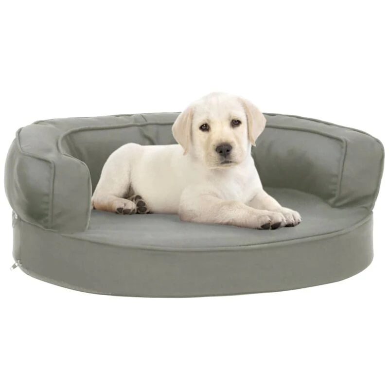 Image of VIDAXL Vidaxl - Ergonomic Dog Bed Mattress 60x42cm Linen Look Grey 8720286431177
