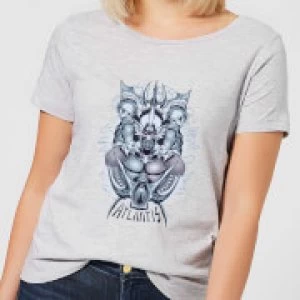 Image of Aquaman Atlantis Seven Kingdoms Womens T-Shirt - Grey - M