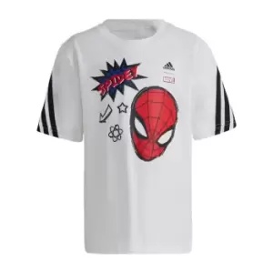 Image of adidas x Marvel Spider-Man T-Shirt Kids - White
