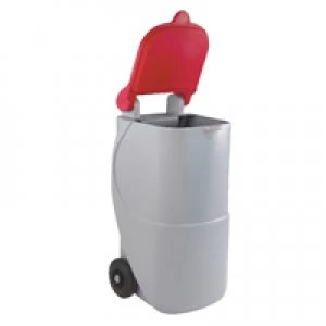 Image of Slingsby VFM Red Non-Locking Recycling Wheelie Bin 314633