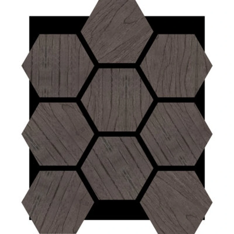 Image of Wall Panels UK Hexagonal Acoustic Wall Panels ( 2 Pack ), Black H8034