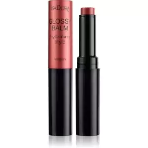 Image of IsaDora Glossy Balm Hydrating Stylo tinted moisturising lip balm shade 44 Rosewood 1,6 g