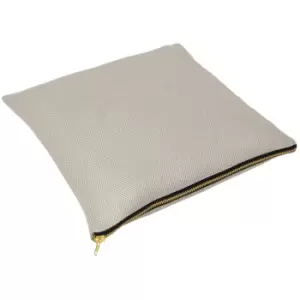 Image of Dallas Zip Cushion Grey / 45 x 45cm / Polyester Filled