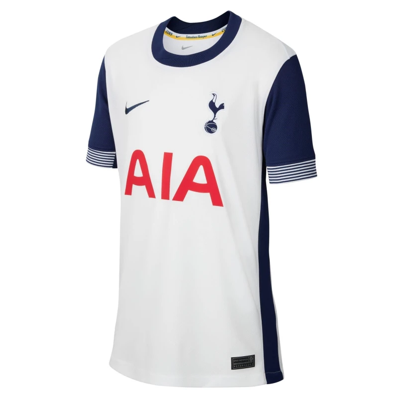 Image of Nike Tottenham Hotspur Home Shirt 2024 2025 Juniors - White White 7 - 8 Years