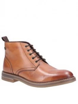 Image of Base London Base London Raynor Burnished Leather Lace Up Boot