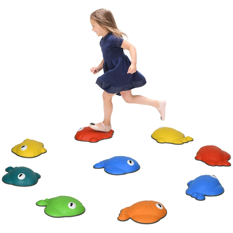 Image of Aiyaplay Stepping Stones Kids, 9 Pcs Balance Stepping Stones For Sensory, Multi 347-020V01MX