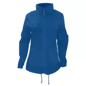 Image of B&C Womens/Ladies Sirocco Lightweight Windproof, Showerproof & Water Repellent Jacket (S) (Royal Blue)