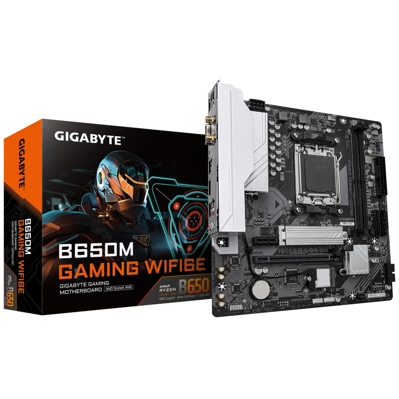 Image of Gigabyte B650M GAMING WIFI6E AMD B650 Micro ATX Socket AM5 Motherboard B650M GAMING WIFI6E