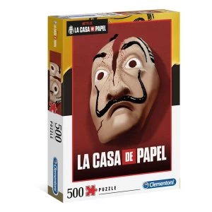 Image of Money Heist Jigsaw Mask 500 Piece Puzzle
