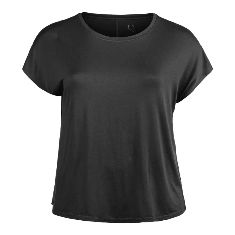 Image of Q Sportswear Womens T-Shirt Q Sportswear Jenirei Soft Touch Noir Female 48