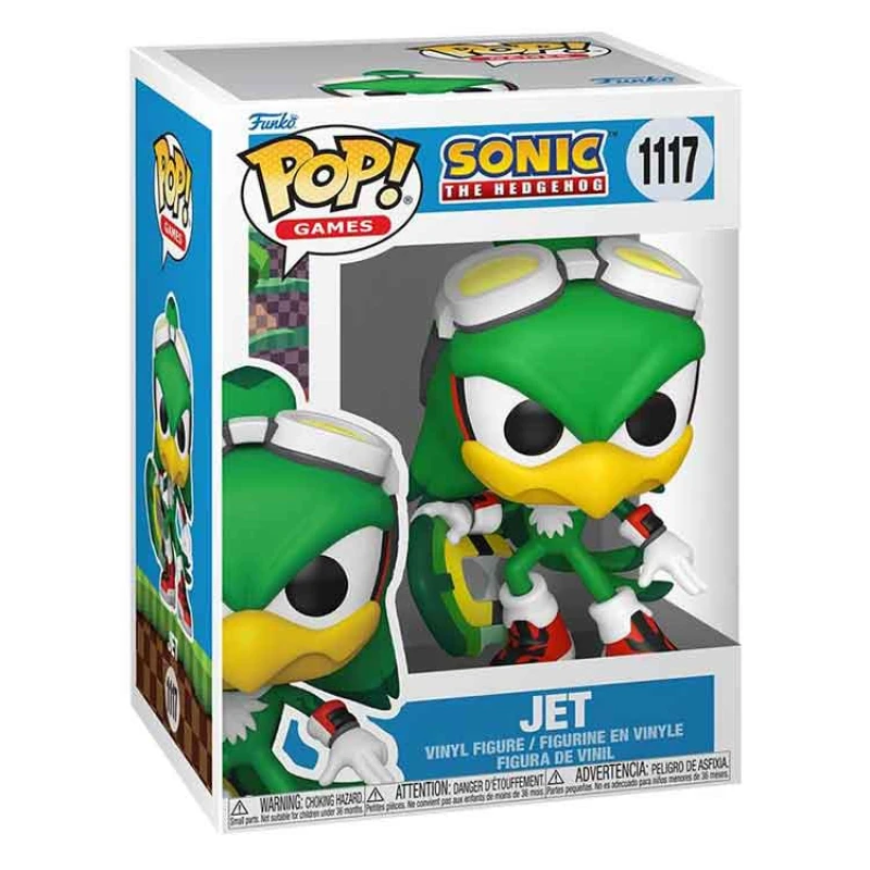 Image of AJ Toys & Books Funko Pop Games: Sonic - Jet the Hawk With Board