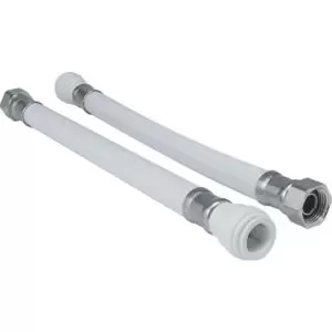 Image of Jg Speedfit Push-Fit Tap Connector 15mm X 0.5" (L)500mm, Pack Of 2