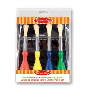 Image of Melissa and Doug Jumbo Paint Brush Set 4 Pieces