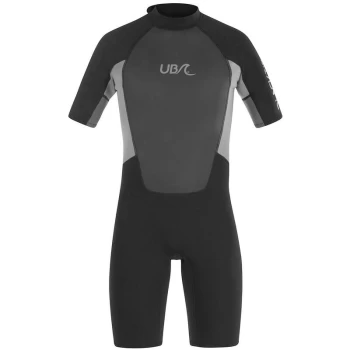 Image of Mens Blacktip Mono Shorty Wetsuit - XXLarge - Black/Grey - UB
