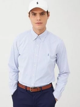 Image of Polo Ralph Lauren Golf Ivy Club Golf Shirt - Blue/White