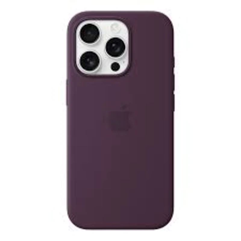 Image of Apple iPhone 16 Pro Silicone Case with MagSafe for iPhone 16 Pro - Plum